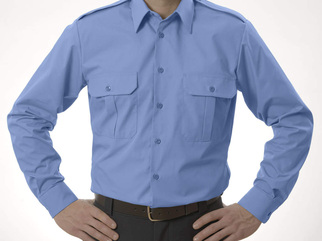 Basic Poly/Cotton Uniform Dress Shirt Frontline Outfitters
